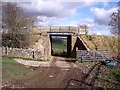 SK1554 : Old railway bridge near New Inns by Ian Calderwood