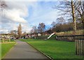 SJ8889 : Play area in Hollywood Park by Gerald England