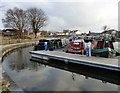 SJ9098 : Moorings at Droylsden by Gerald England