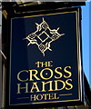 ST3388 : Cross Hands Hotel name sign, Newport by Jaggery