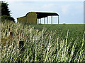 SU1124 : Dutch Barn on Tottens Down by Jon Alexander