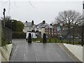 SZ0290 : Pedestrian's eye view of Park Lake Road, Poole by David Smith