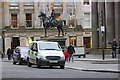 NS5965 : Duke of Wellington Statue in Glasgow with a cone on his head by Garry Cornes