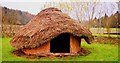 SE3142 : Reconstructed Iron Age settlement, Herd Farm, Eccup, Leeds by Mark Stevenson