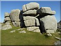 SX0661 : Rocks on Helman Tor by Philip Halling