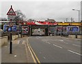 TL1997 : Virgin train crosses the railway bridge on Oundle Road, Peterborough by Paul Bryan