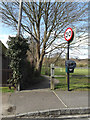 TM1354 : Footpath off School Road by Geographer