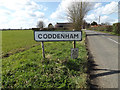 TM1454 : Coddenham Village Name sign by Geographer