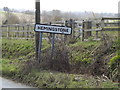 TM1554 : Hemingstone Village Name sign by Geographer