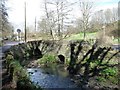 ST6671 : Bridge over Siston Brook by Christine Johnstone