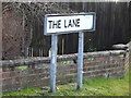 TM0758 : The Lane sign by Geographer