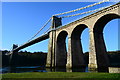 SH5571 : Menai Suspension Bridge by Oliver Mills