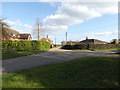 TM0758 : Entrance to Roydon Hall & footpath to Broad Green by Geographer