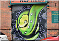 J3373 : Decorated shutter door, Hope Street, Belfast (April 2016) by Albert Bridge