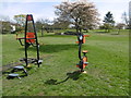 TQ1386 : Play equipment in Alexandra Park by Marathon