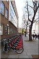 TQ3182 : Cycle hire on Clerkenwell Road by DS Pugh