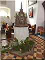 TM1453 : St.Gregory's Church Font by Geographer