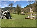 SO0571 : Cistercian Abbey Ruins, Cwmhir Abbey (Abaty Cwm Hir) by David Dixon