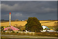 SW6626 : Helston: view from Sainsbury's car park towards Flambards theme park by Christopher Hilton