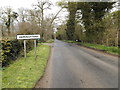 TM1352 : Entering Hemingstone on Sandy Lane by Geographer