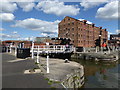 SO8218 : Gloucester Docks - entrance lock by Chris Allen