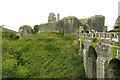 SY9682 : Gateway and bridge into Corfe Castle by Steve Daniels