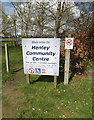 TM1551 : Henley Community Centre sign by Geographer