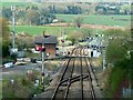 SO4383 : The railway at Craven Arms by Alan Murray-Rust