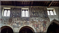 SE7984 : Wall Paintings, Parish Church of St Peter and St Paul, Pickering, Yorkshire by Christine Matthews