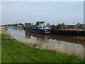 TF4510 : The River Nene at Horseshoe Corner, Wisbech by Richard Humphrey