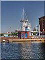 SJ8097 : Salford Quays Operations Tower by David Dixon