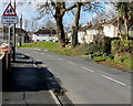 SM9310 : Warning sign - Hebryngwr/Patrol, Johnston by Jaggery