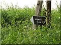 TM0952 : Roebuck Farm sign by Geographer