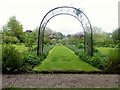 NO5105 : A central path through Kellie Castle's walled garden by Stanley Howe