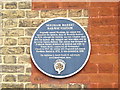 TM0954 : Plaque on Needham Market Railway Station by Geographer