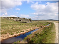 SD9619 : Pennine Way, Cow's Head Drain and Cow's Mouth Quarry by David Dixon