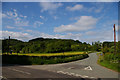 SJ5153 : Bickerton crossroads, from the churchyard by Christopher Hilton