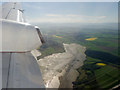 NH6753 : Aerial view of Bay Farm and Munlochy Bay by Julian Paren