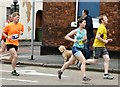 SJ9594 : Hyde 7 Road Race: A group of runners by Gerald England