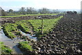 SY4497 : Mud at Strongate Farm by Derek Harper