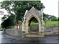 SE4253 : Stone  gateway  to  Hunsingore  Parish  Church by Martin Dawes