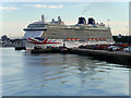 SU4210 : MV Britannia at Southampton Ocean Terminal by David Dixon