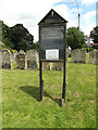 TM0382 : St.Nicholas's Church Notice Board by Geographer