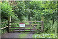 SN6121 : Entrance to Castle Woods Nature Reserve, Dinefwr Park by M J Roscoe