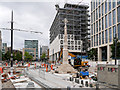 SJ8397 : St Peter's Cross Returned to St Peter's Square by David Dixon