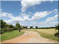 TM0474 : Entrance to Suggenhall Farm by Geographer