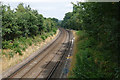 SU9062 : Railway near Bagshot by Alan Hunt