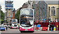 J3374 : Two Metro buses, Donegall Street, Belfast (September 2016) by Albert Bridge