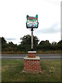 TL9172 : Ixworth Thorpe Village sign by Geographer