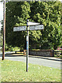 TL9175 : Roadsign on Bardwell Road by Geographer